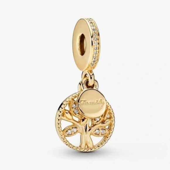 ✅New Pandora Sparkling Family Tree Dangle Charm - Picture 1 of 2